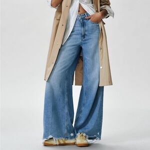🚨PAIGE Light Blue wide leg Jeans**FINAL DROP**🚨
